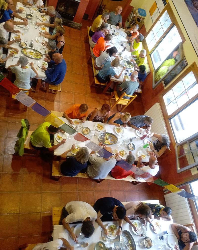 Salon comedor Refugio de Lizara